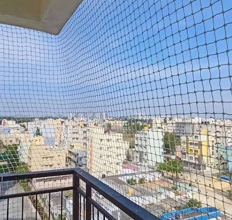 Balcony Safety Nets in Thousand Lights, Chennai project photo — Balcony Safety Nets in Thousand Lights, Chennai