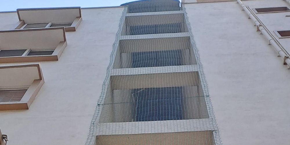 Duct Area Safety Nets in Navalur, Chennai project photo — Duct Area Safety Nets in Navalur, Chennai