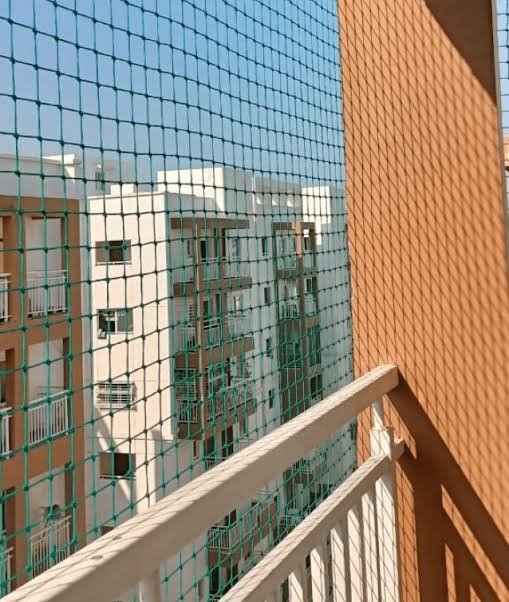 Terrace Safety Nets in Thousand Lights, Chennai project photo — Terrace Safety Nets in Thousand Lights, Chennai